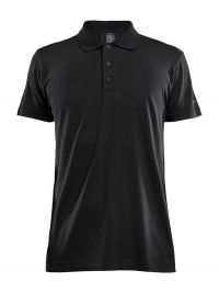 Sport Poloshirt Herren in Schwarz